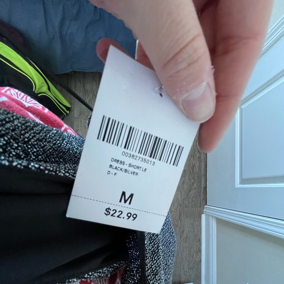 Black & Silver Party Dress with Tag - Picture 4 of 4